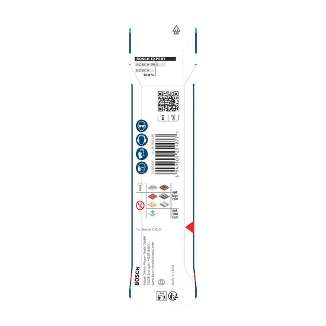 Bosch EXPERT HEX-9 Multi Construction punta, 7 x 60 x 100 mm