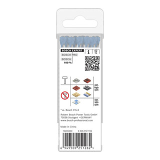 Bosch EXPERT HEX-9 Multi Construction punta da trapano, 5,5 x 60 x 100 mm