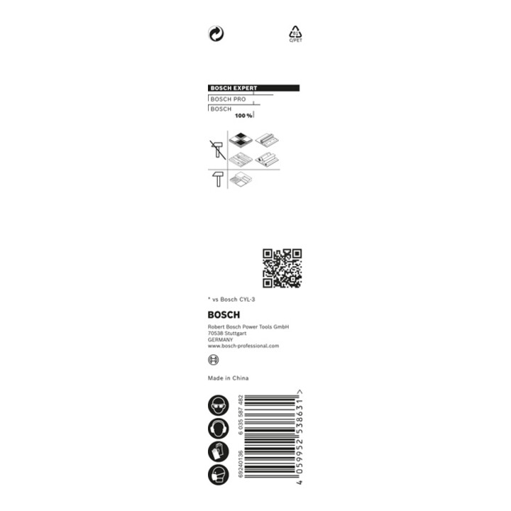 Bosch EXPERT HEX-9 MultiConstruction Bohrer 4 x 45 x 90mm für Dreh- und Schlagbohrer