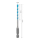 Bosch EXPERT HEX-9 MultiConstruction Bohrer 4 x 45 x 90mm für Dreh- und Schlagbohrer