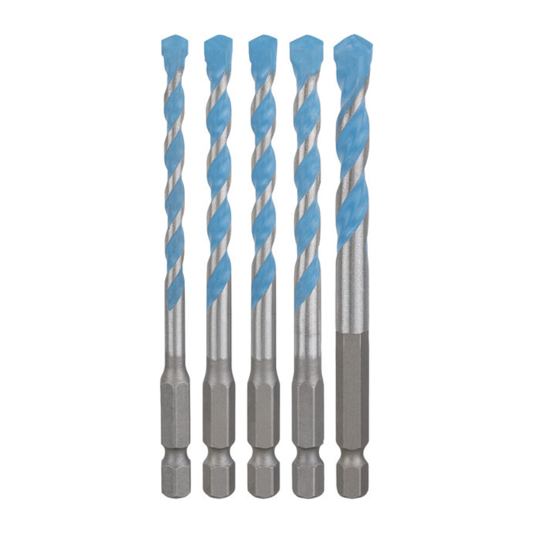 Bosch EXPERT HEX-9 Set de forets Multi Construction, Ø 5,5 / 6 / 6 / 7 / 8 mm, 5 pièces