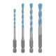 Bosch EXPERT HEX-9 Set de forets multi-construction, Ø 4 / 5 / 6 / 6 / 8 mm, 5 pièces