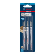 Bosch EXPERT Hout 2 zijdig schoon decoupeerzaagblad set 3 st, T308B/BO voor decoupeerzagen-2
