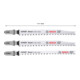 Bosch EXPERT Hout 2 zijdig schoon decoupeerzaagblad set 3 st, T308B/BO voor decoupeerzagen-4