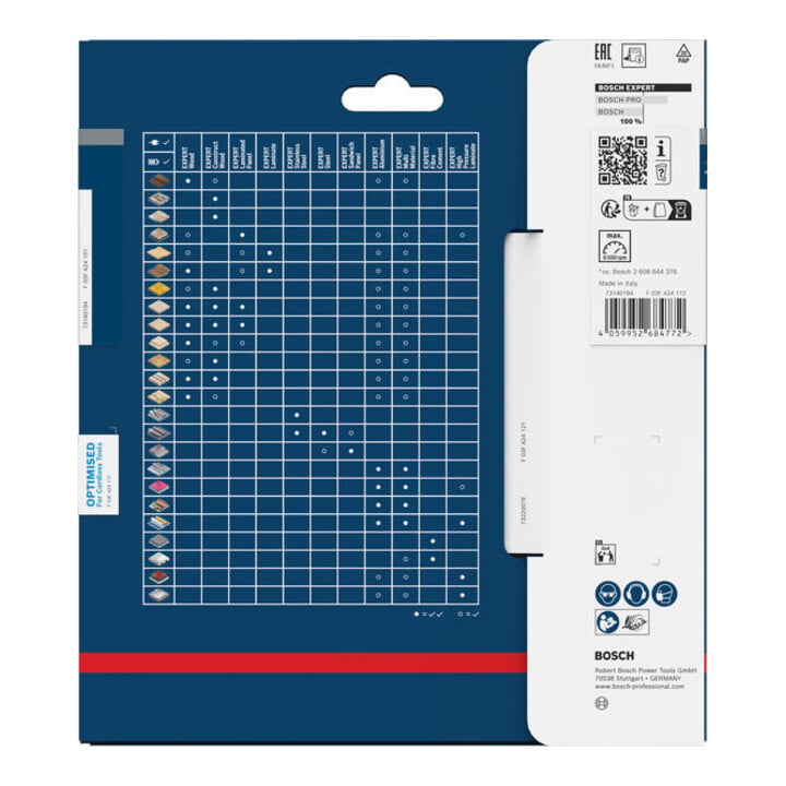 Bosch EXPERT Houtcirkelzaagblad, 165x1,45x20 mm, Z24