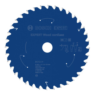 Bosch EXPERT Houtcirkelzaagblad, 165x1,45x20 mm, Z36