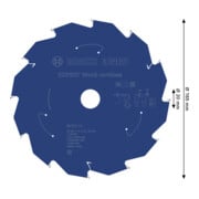 Bosch EXPERT Houtcirkelzaagblad, 165x20 mm, Z12-4