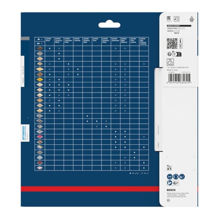 Bosch EXPERT Houtcirkelzaagblad, 216x1,7x30 mm, Z24, tandhoek 5°