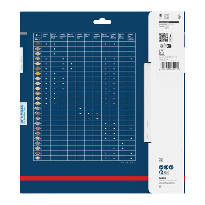 Bosch EXPERT Houtcirkelzaagblad, 254x30 mm, Z48