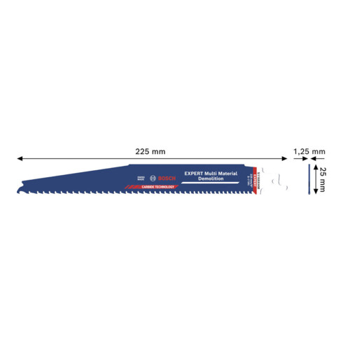 Bosch EXPERT Lama per sega a gattuccio Multi Material Demolition S1169XHM