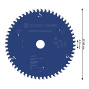 Bosch EXPERT Lama per sega circolare in alluminio, 165x20 mm, Z56-4