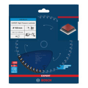 Bosch EXPERT Lama per sega circolare in laminato ad alta pressione, 160x20 mm, Z52-2