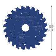 Bosch EXPERT Lama per sega circolare legno, 120x20 mm, Z24-4