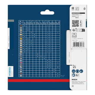 Bosch EXPERT Lama per sega circolare legno, 140x1,8x20 mm, Z24 con anello riduttore