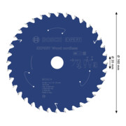 Bosch EXPERT Lama per sega circolare legno, 160x1,45x20 mm, Z36-4