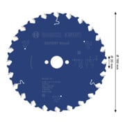 Bosch EXPERT Lama per sega circolare legno, 160x1,8x20 mm, Z24-4