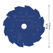Bosch EXPERT Lama per sega circolare legno, 160x20 mm, Z12-4
