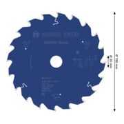 Bosch EXPERT Lama per sega circolare legno, 165x20 mm, Z20-4