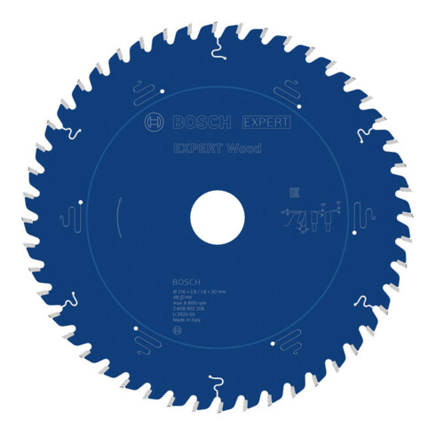 Bosch EXPERT Lama per sega circolare legno, 216x30 mm, Z48