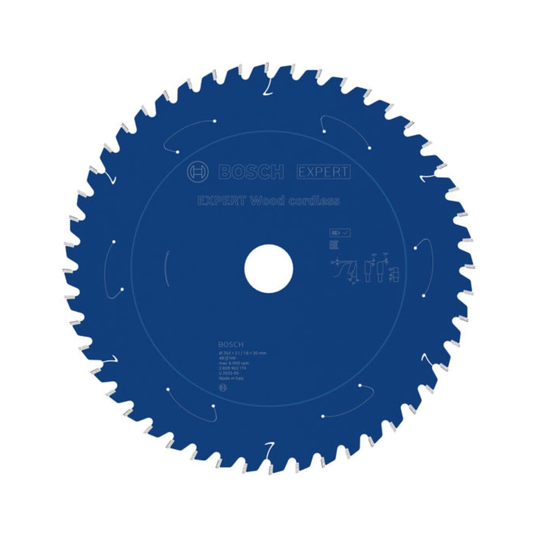 Bosch EXPERT Lama per sega circolare legno, 254x30 mm, Z48