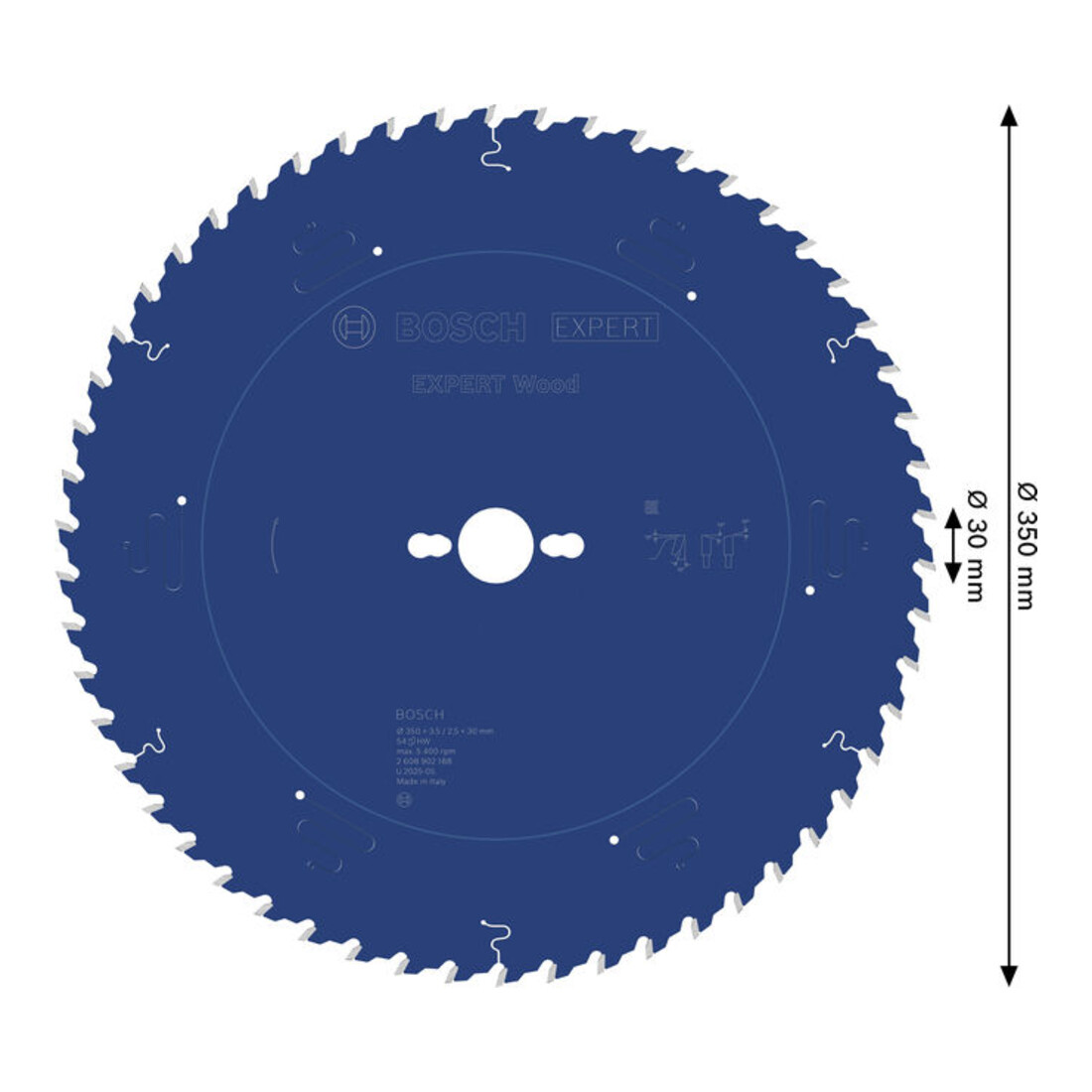 Bosch EXPERT Lama per sega circolare legno, 350x30 mm, Z54
