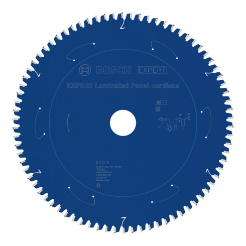 Bosch EXPERT Lama per sega circolare pannelli laminati, 254x30 mm, Z78
