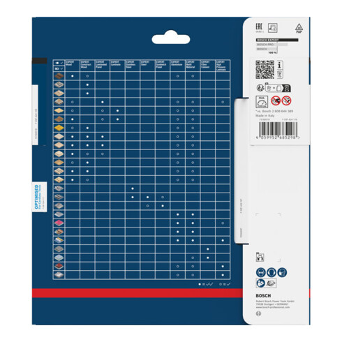 Bosch EXPERT Lama per sega circolare per fibrocemento, 190x1,8x30 mm, Z4