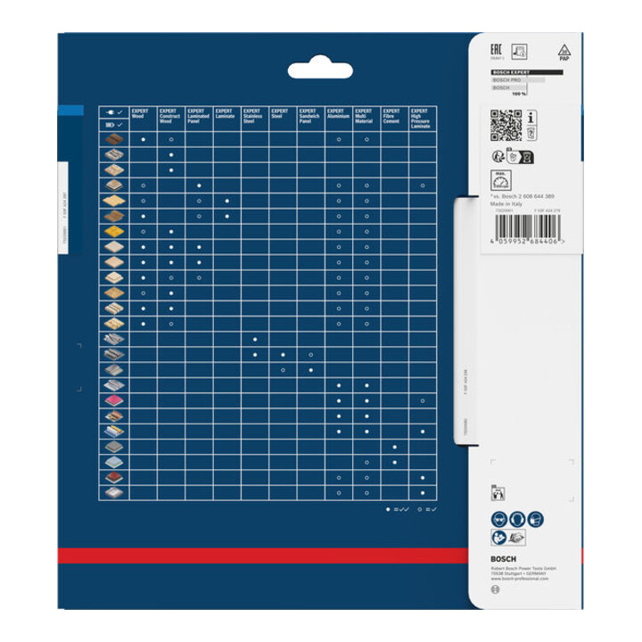 Bosch EXPERT Lame de scie circulaire acier, 210x30 mm, Z36