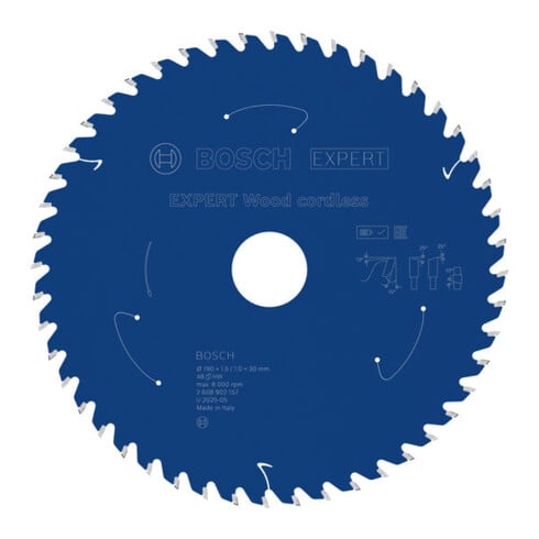 Bosch EXPERT Lame de scie circulaire bois, 190x1,45x30 mm, Z48