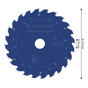 Bosch EXPERT Lame de scie circulaire bois, 210x30 mm, Z24-4