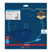 Bosch EXPERT Lame de scie circulaire bois, 216x1,7x30 mm, Z48, angle de coupe 15°-2