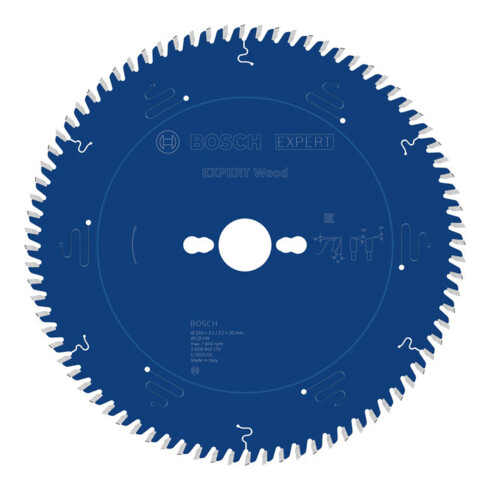 Bosch EXPERT Lame de scie circulaire bois, 250x3,2x30 mm, Z80