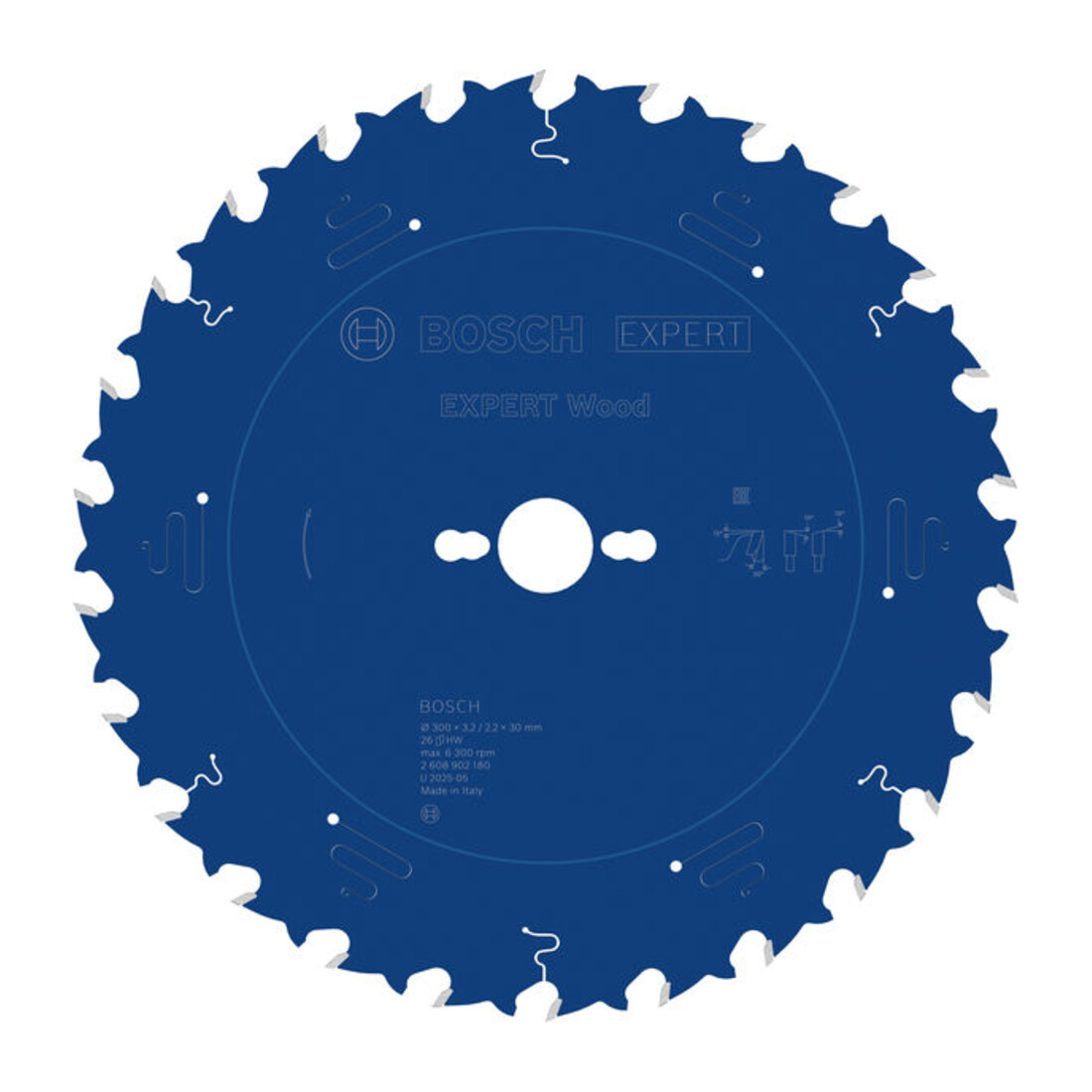 Bosch EXPERT Lame de scie circulaire bois, 300x30 mm, Z26