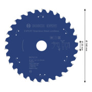 Bosch EXPERT Lame de scie circulaire en acier inoxydable, 140x20 mm, Z30-4
