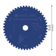 Bosch EXPERT Lame de scie circulaire en acier inoxydable, 165x20 mm, Z48-4