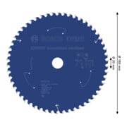 Bosch EXPERT Lame de scie circulaire en aluminium, 184x20 mm, Z54-4