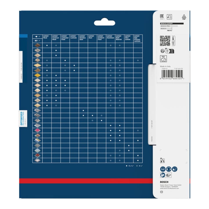 Bosch EXPERT Lame de scie circulaire en aluminium, 210x30 mm, Z66