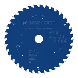 Bosch EXPERT Lame de scie circulaire pour bois, 165×1,45×20 mm, Z36