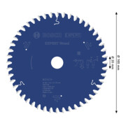 Bosch EXPERT Lame de scie circulaire pour bois, 165x20 mm, Z48-4