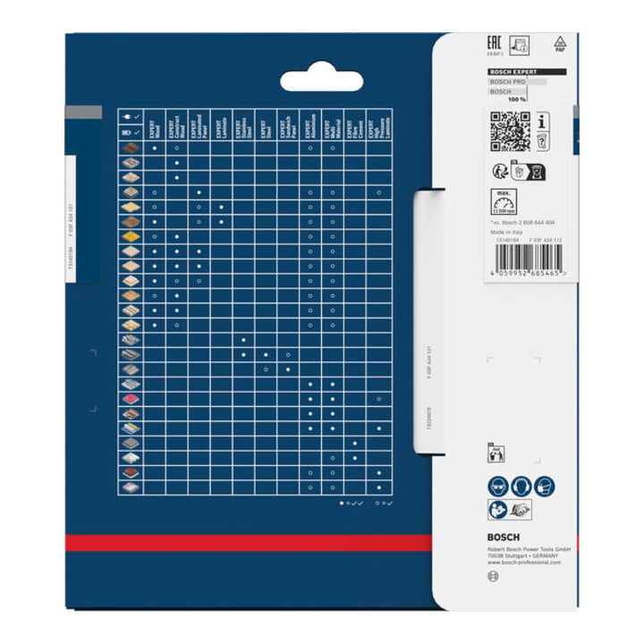 Bosch EXPERT Lame de scie circulaire pour bois, 165x20 mm, Z48