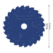 Bosch EXPERT Lame de scie circulaire pour bois, 216x1,7x30 mm, Z24, angle de dent 5°-4