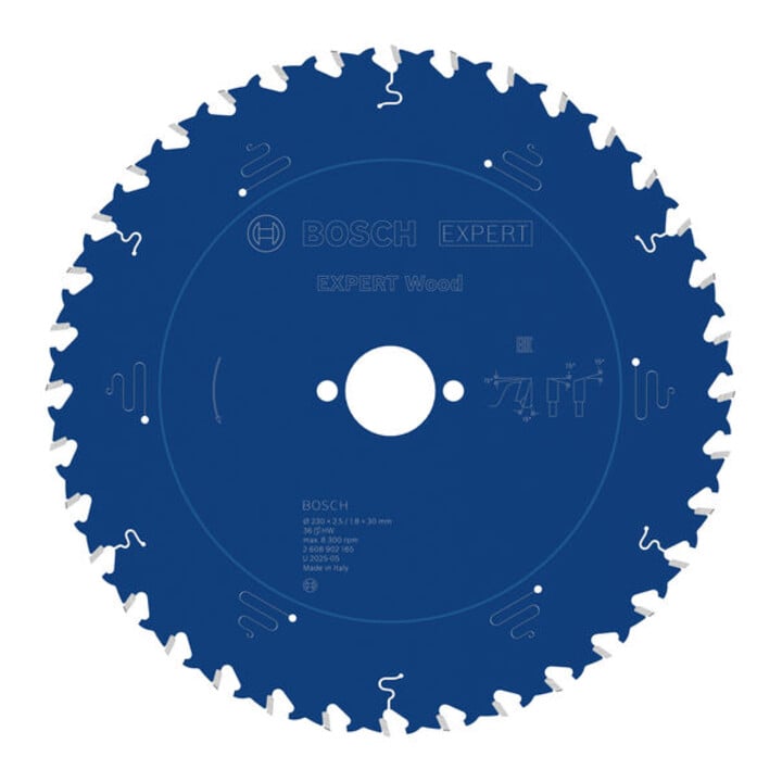 Bosch EXPERT Lame de scie circulaire pour bois, 230x30 mm, Z36