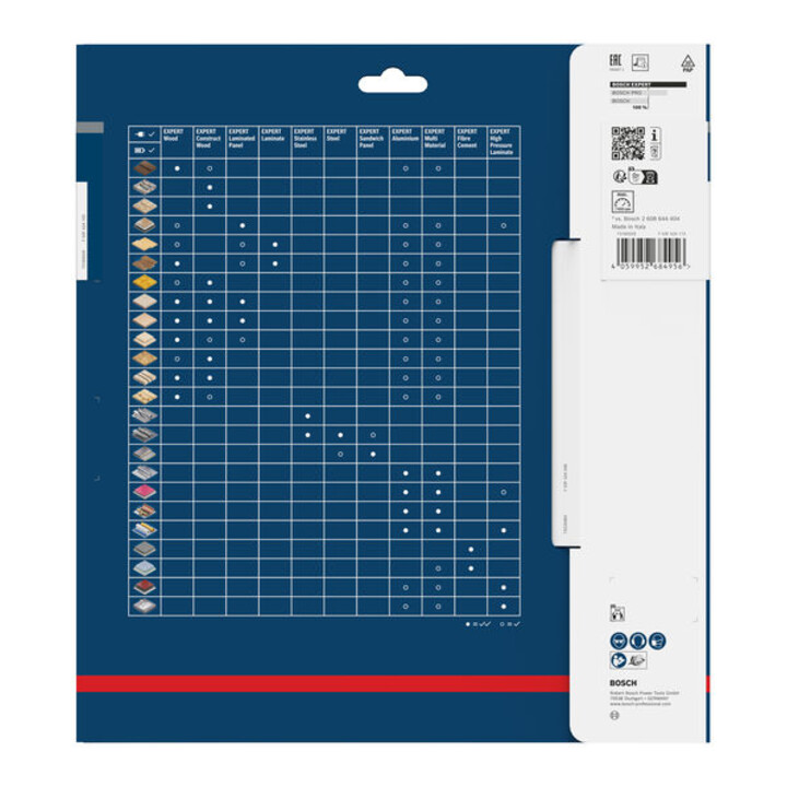 Bosch EXPERT Lame de scie circulaire pour bois, 250x30 mm, Z22