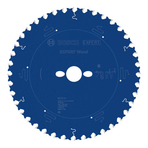 Bosch EXPERT Lame de scie circulaire pour bois, 254x2,4x30 mm, Z40