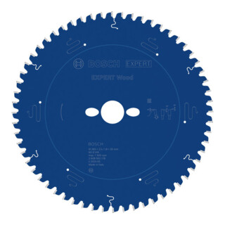 Bosch EXPERT Lame de scie circulaire pour bois, 260x30 mm, Z60