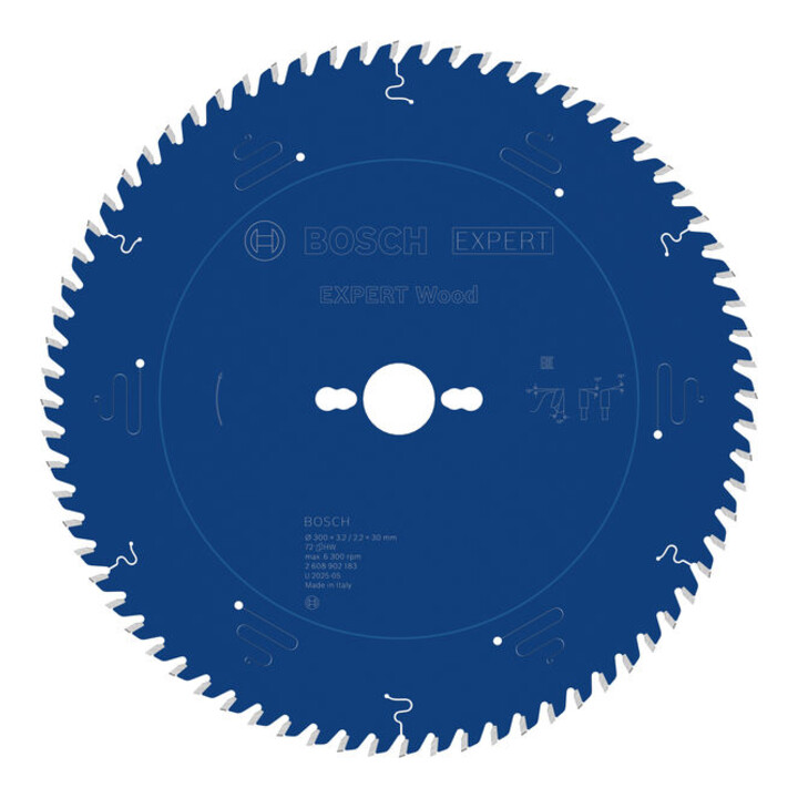 Bosch EXPERT Lame de scie circulaire pour bois, 300x3,2x30 mm, Z72