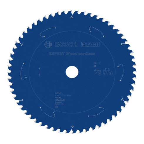 Bosch EXPERT Lame de scie circulaire pour bois, 305x30 mm, Z60