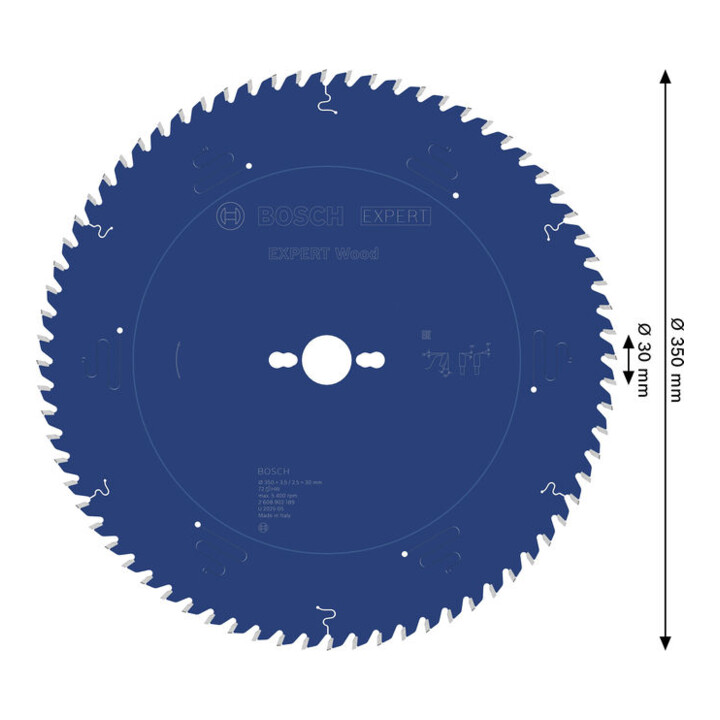 Bosch EXPERT Lame de scie circulaire pour bois, 350x30 mm, Z72