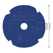 Bosch EXPERT Lame de scie circulaire pour fibro-ciment, 190x1,8x30 mm, Z4-4