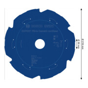 Bosch EXPERT Lame de scie circulaire pour fibrociment, 216x2x30 mm, Z6-4